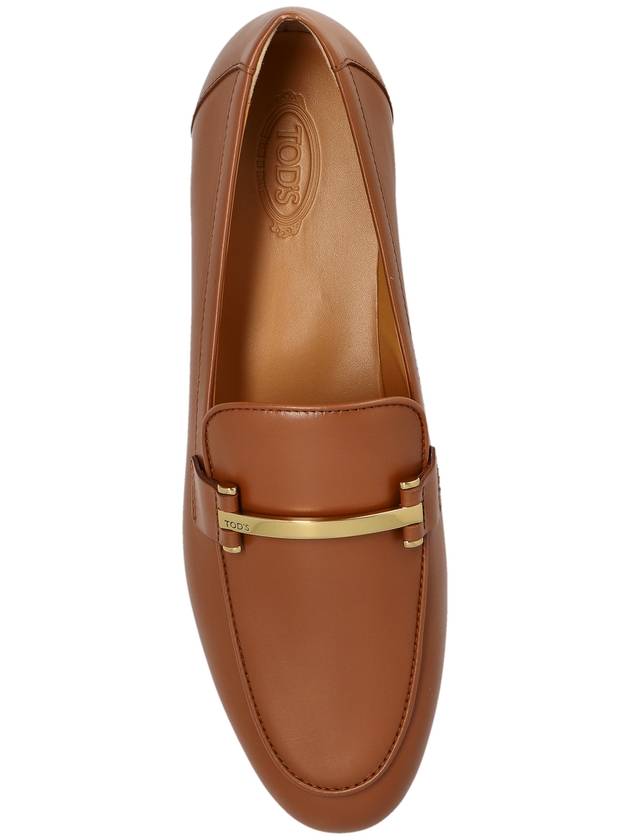 Tod’s Leather Loafers Shoes, Women's, Brown - TOD'S - BALAAN 6