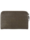 493190 Intrecciato hand strap document clutch 33621 2 - BOTTEGA VENETA - BALAAN 3