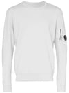 11Th Anniversary Lens Wappen Pocket Sweatshirt White - CP COMPANY - BALAAN 3