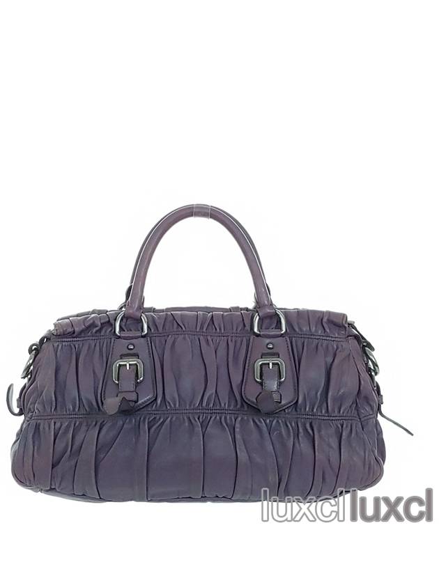 Nappa Goffre Vintage Tote Bag - PRADA - BALAAN 3