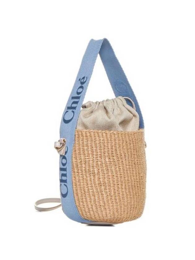 Small Woody Logo Bucket Bag Beige - CHLOE - BALAAN 1