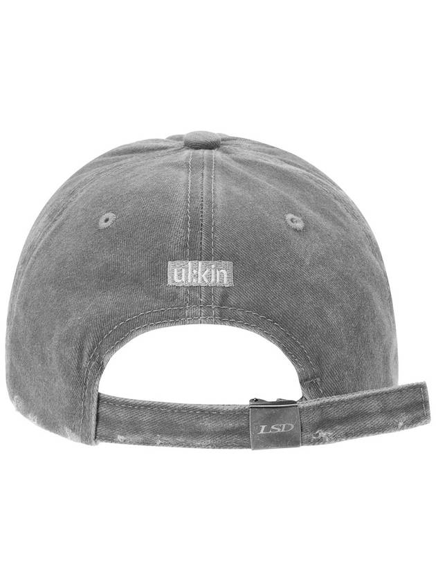 Mugung Embroidery Pigment Ball Cap Grey - ULKIN - BALAAN 5