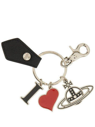 I Love Orb Charm Keyring Silver - VIVIENNE WESTWOOD - BALAAN 2