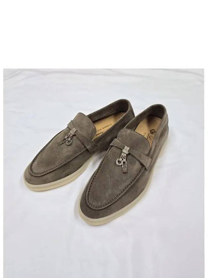 Summer Charms Walk Suede Loafers Brown - LORO PIANA - BALAAN 2