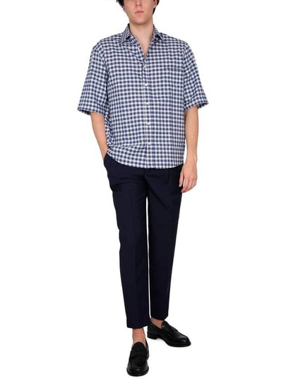 SHIRT WITH LOGO EMBROIDERY - ACNE STUDIOS - BALAAN 2