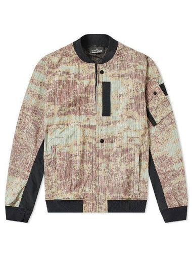 Shadow Project Camouflage Wappen Bomber Jacket Brown - STONE ISLAND - BALAAN 1