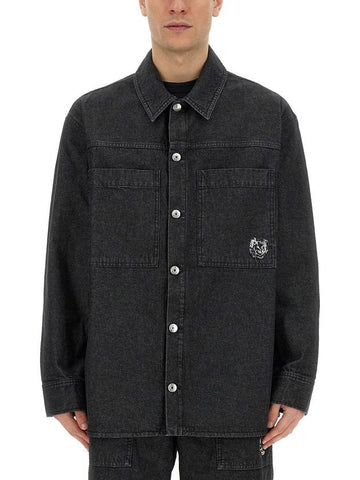 Maison Kitsuné Workwear Shirt - MAISON KITSUNE - BALAAN 1