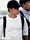 Casey Slogan Sweatshirt White 2HK146 100 - ACNE STUDIOS - BALAAN 7