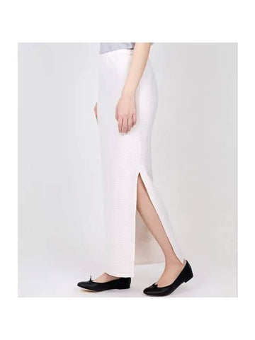 Salome Long H-line Skirt White - A.P.C. - BALAAN 1