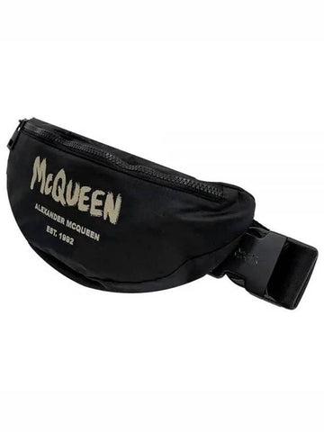 Hip bag belt black 6831091 1AABW 1073 1213371 - ALEXANDER MCQUEEN - BALAAN 1