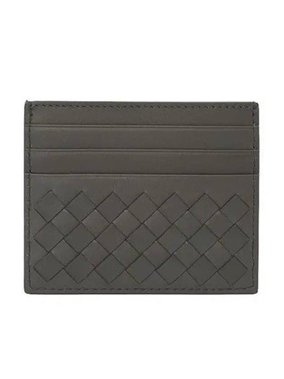 Intrecciato Classic Card Wallet Dark Grey - BOTTEGA VENETA - BALAAN 2