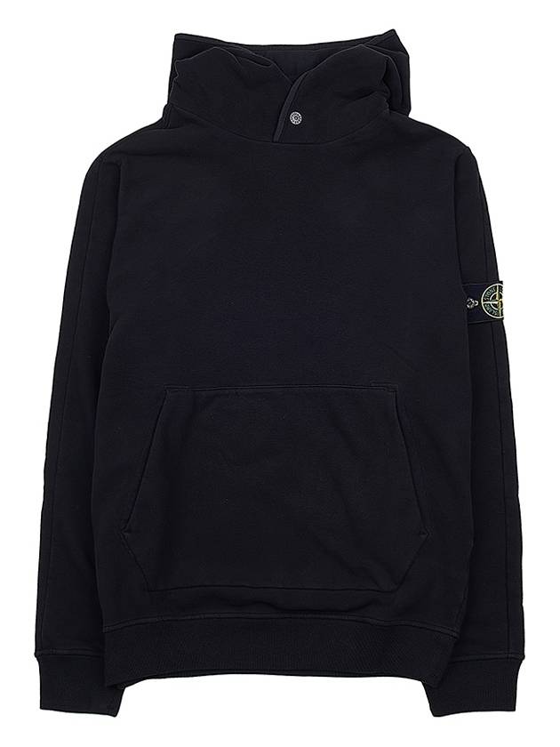 Compass Logo Patch Hoodie Black - STONE ISLAND - BALAAN 2