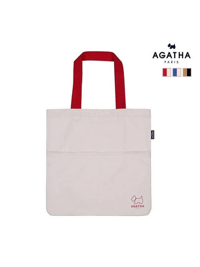 Canvas Basic Two Pocket Bag - AGATHA APPAREL - BALAAN 2