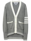 armband women s color matching cardigan FKC568A 055 - THOM BROWNE - BALAAN 1