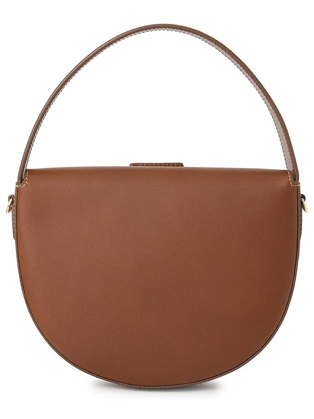 Le Pocket Small Smooth Leather Hobo Cross Bag Brown - A.P.C. - BALAAN 4