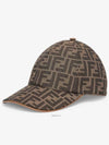 FF Fabric Ball Cap Hat - FENDI - BALAAN 1