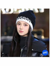 Cashmere Logo Beanie Black - BURBERRY - BALAAN 10