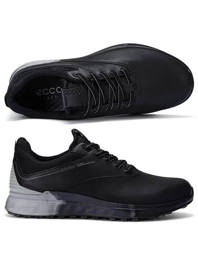 S Three Golf Spikeless Black - ECCO - BALAAN 3