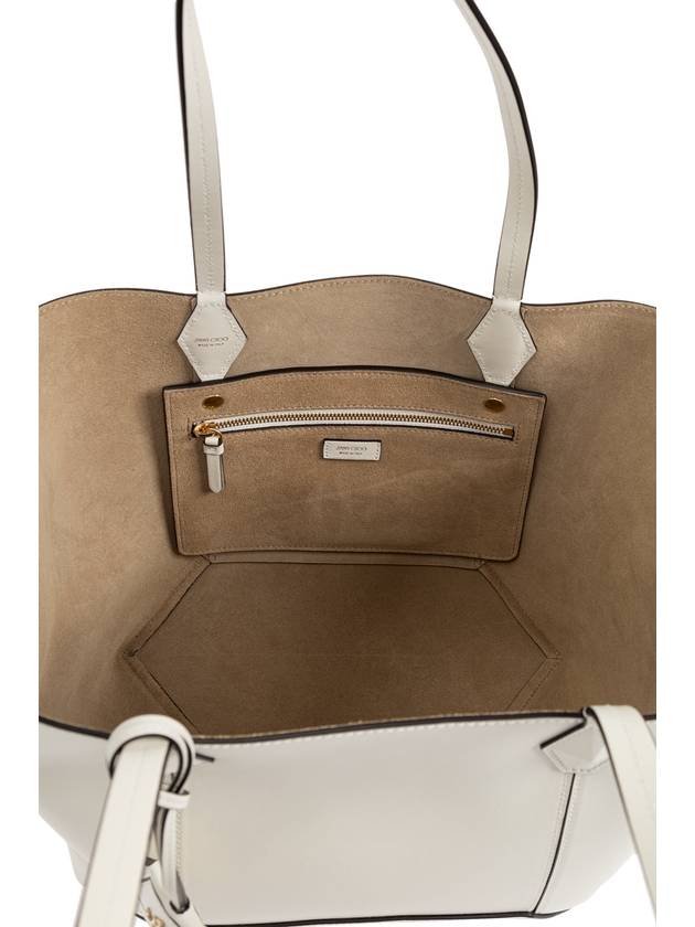 Jimmy Choo 'Diamond Medium' Shopper Bag, Women's, Cream - JIMMY CHOO - BALAAN 5