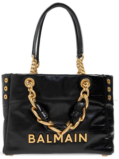 Balmain Bag 1945 Small Type Shopper, Women's, Black - BALMAIN - BALAAN 1