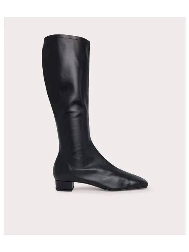 Edie Leather Long Boots Black - BY FAR - BALAAN 2