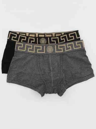 Medusa Greca Banding Logo 2 Piece Set Drawn Men s Briefs AU10181 1A10011 A91M - VERSACE - BALAAN 1