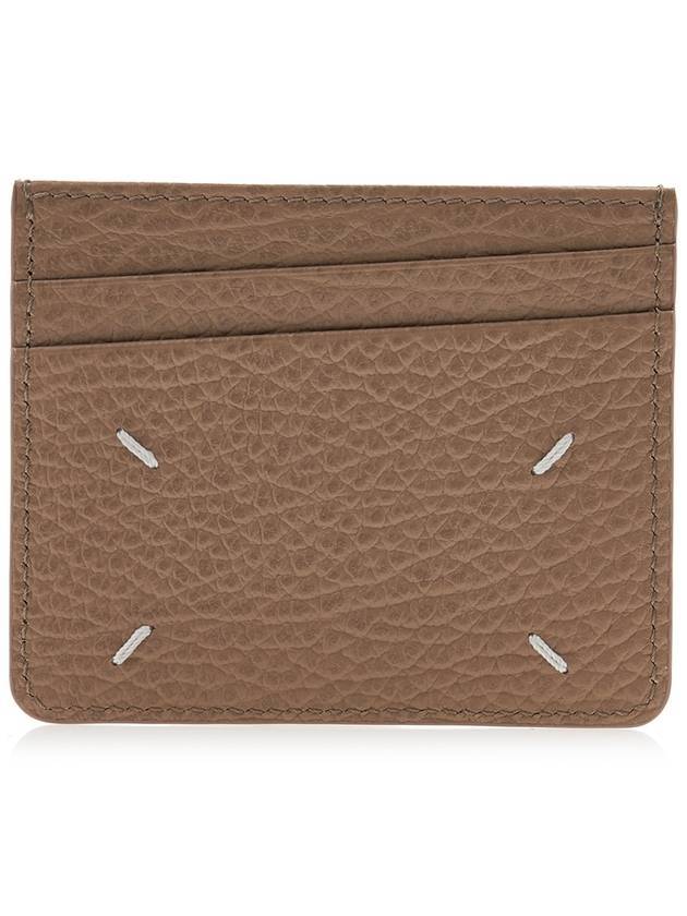 Four Stitch Card Wallet Brown - MAISON MARGIELA - BALAAN 1