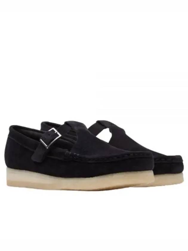 WALLABEE T BAR BLACK SUEDE 26175666 Wallaby T bar black suede - CLARKS - BALAAN 2