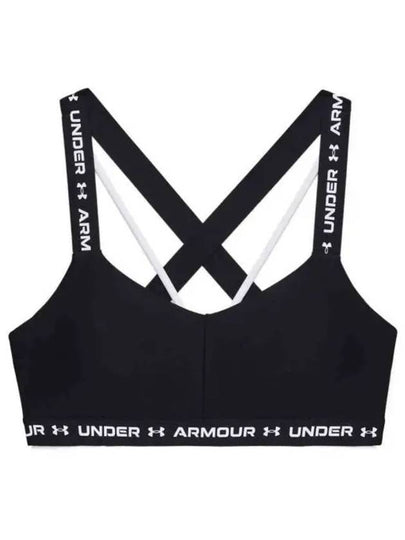 Women's Crossback Low Sports Bra Black - UNDER ARMOUR - BALAAN 2