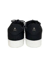 Logo Leather Low Top Sneakers Black - PHILIPP PLEIN - BALAAN 5