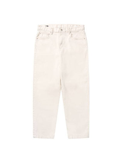 Tapered Denim Jeans Cream - SOLEW - BALAAN 2