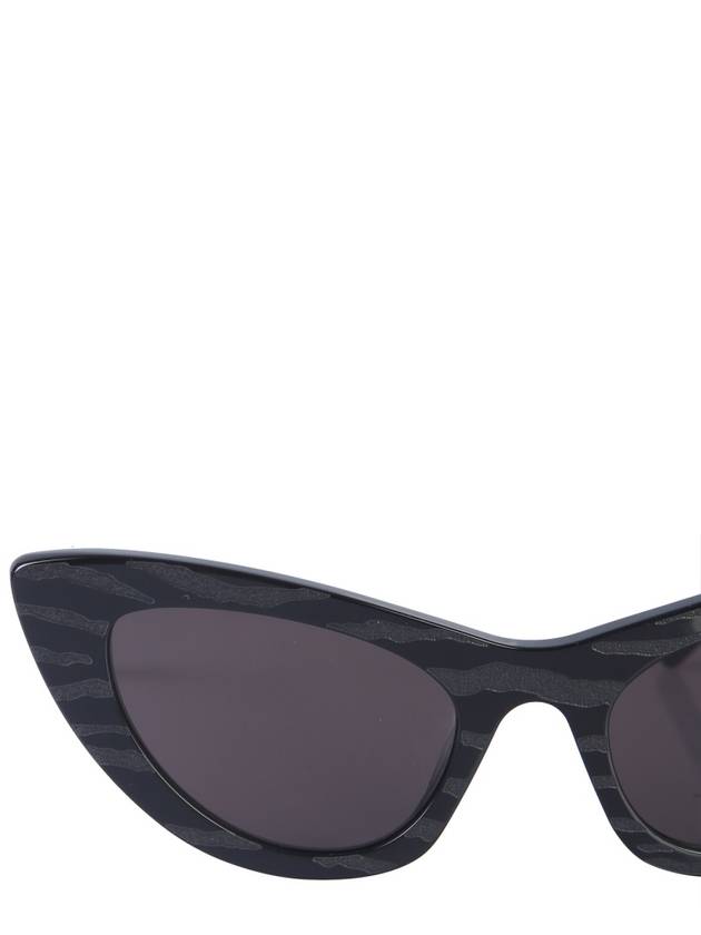 Logo Cat Eye Sunglasses Black - SAINT LAURENT - BALAAN 4