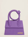 Coil Handle Le Chiquito Tote Bag Purple - JACQUEMUS - BALAAN.