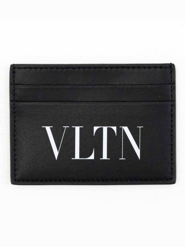 VLTN Logo Card Wallet Black - VALENTINO - BALAAN 4