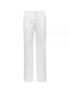 Cotton Chino Straight Pants White - MIU MIU - BALAAN 2