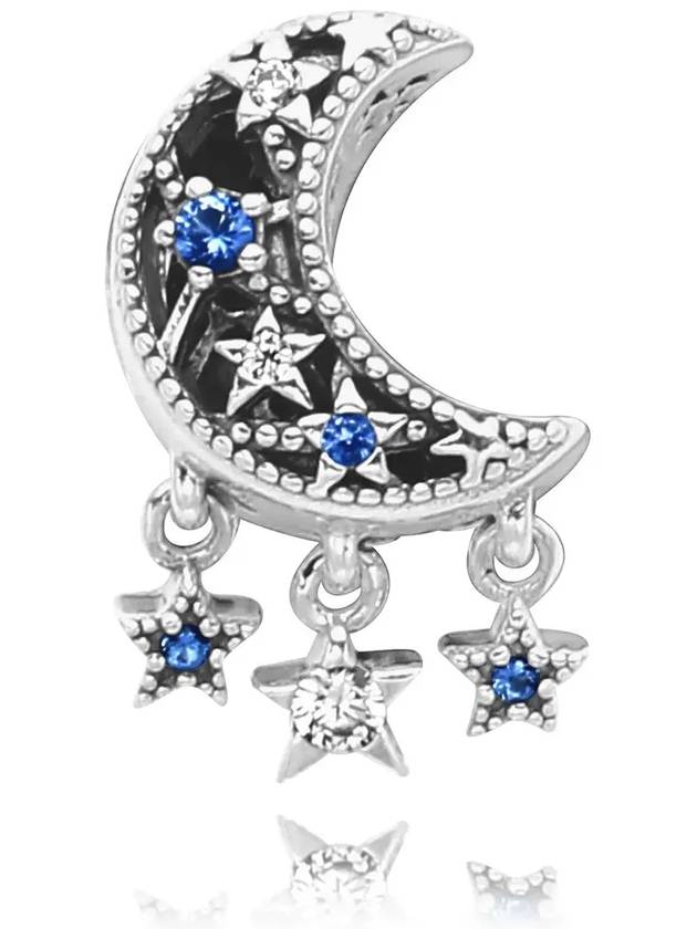 Star Crescent Moon Charm Silver - PANDORA - BALAAN 4