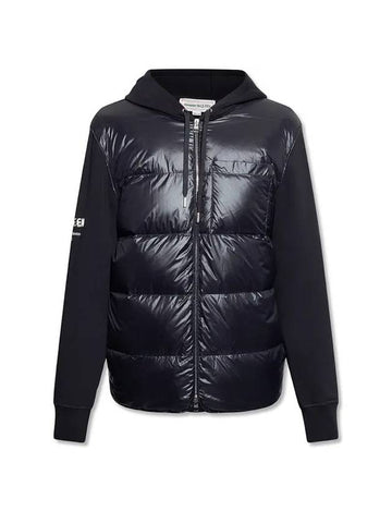 Logo Hooded Padding Jacket Black - ALEXANDER MCQUEEN - BALAAN 1