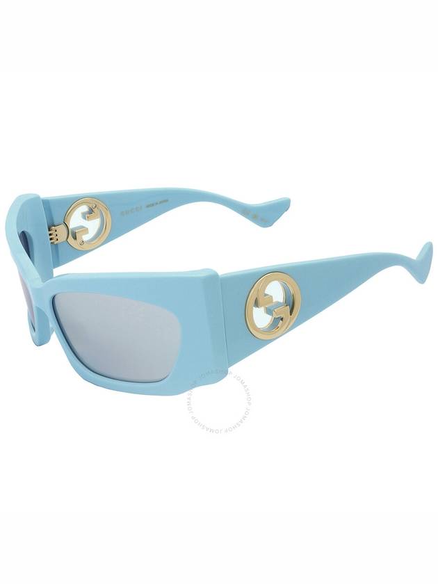 Sunglasses GG1412S 005 BLUE - GUCCI - BALAAN 4