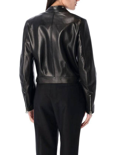 Tom Ford Leather Racer Jacket - TOM FORD - BALAAN 2