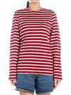 Meridien Modern Long Sleeve T-Shirt Persa Ecru Red - SAINT JAMES - BALAAN 2