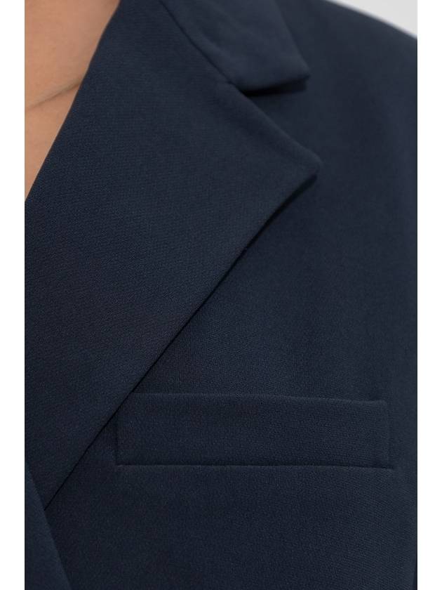 Michael Michael Kors Double-breasted Blazer, Women's, Navy Blue - MICHAEL KORS - BALAAN 5