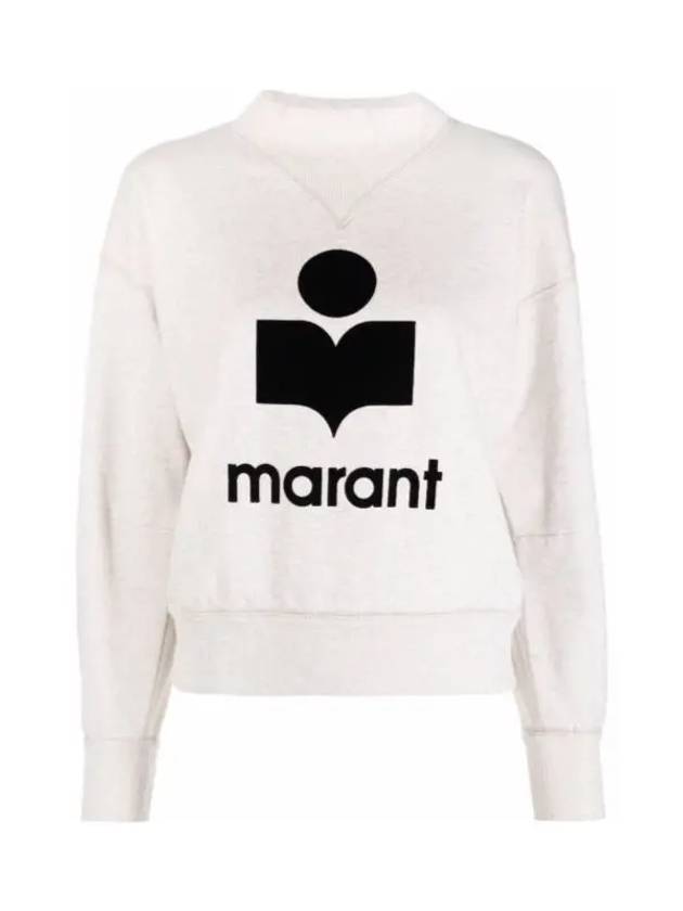 Moby Logo Print Sweatshirt Ecru - ISABEL MARANT - BALAAN 2