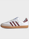 Samba OG Leather Low Top Sneakers Cloud White - ADIDAS - BALAAN 3