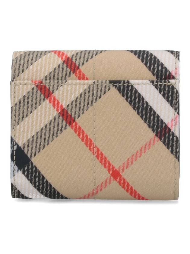 Snip Check Tri-Fold Half Wallet Sand - BURBERRY - BALAAN 4