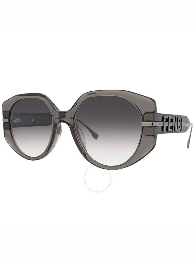 Fendi Gradient Smoke Butterfly Ladies Sunglasses FE40083U 20B 54 - FENDI - BALAAN 3