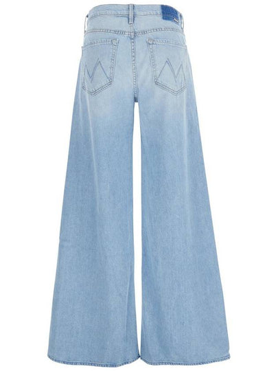 'The Undercover' Light Blue Wide Jeans In Cotton Denim Woman - MOTHER - BALAAN 2