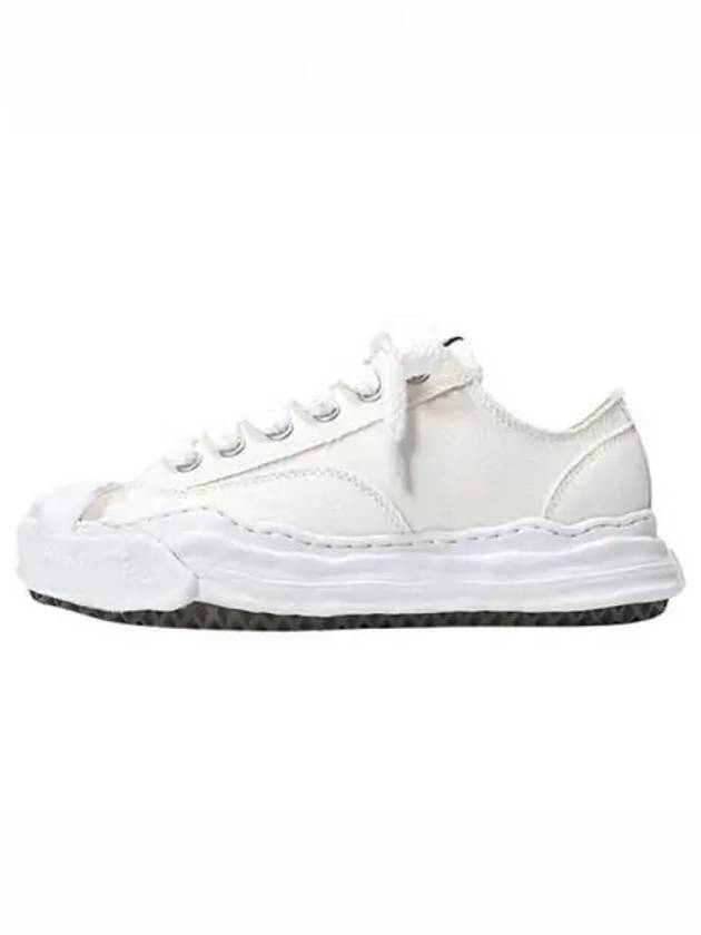 A05FW702 WH Hank OG Sole Canvas Low Top Sneakers White Shoes TJ 271534 - MAISON MIHARA YASUHIRO - BALAAN 1