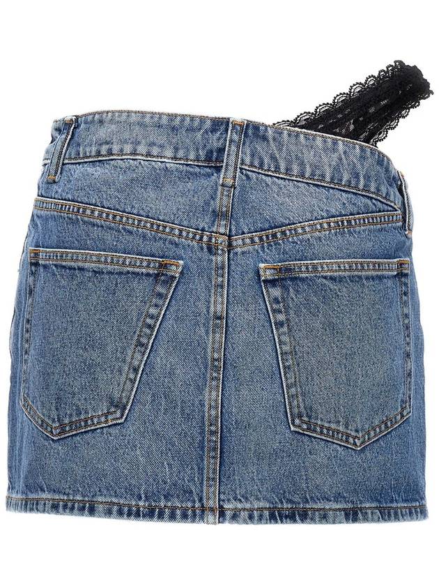 Alexander Wang 'Dip Side Lace Undie' Mini Skirt - ALEXANDER WANG - BALAAN 2