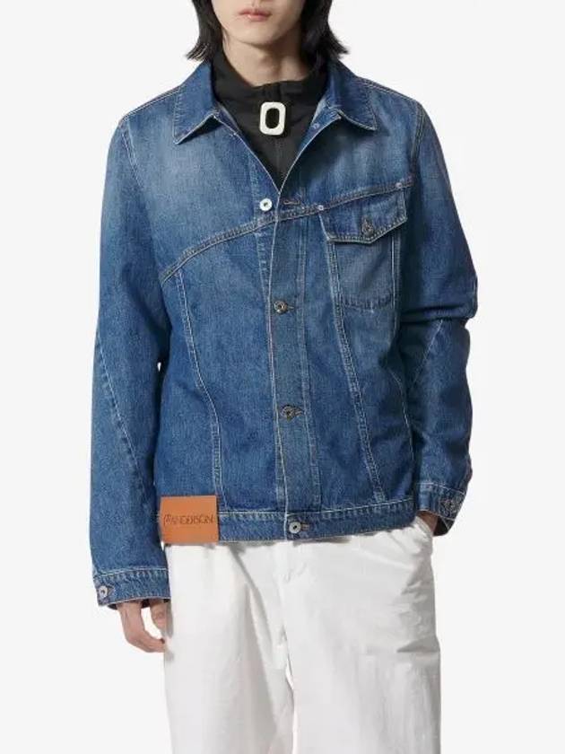 Twisted Denim Jacket Blue - JW ANDERSON - BALAAN 2