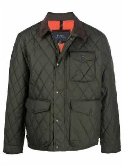 Quilted Waterproof Jumper Jacket Olive - POLO RALPH LAUREN - BALAAN 2